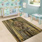 Heh and Hauhet Egyptian Area Rug Timeless Gods Design Infinity Serpent and Divine Balance Ancient