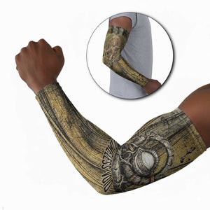 Heh and Hauhet Egyptian Arm Sleeves Timeless Gods Design Infinity Serpent and Divine Balance Ancient