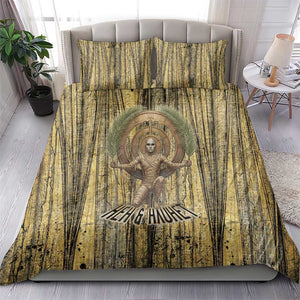 Heh and Hauhet Egyptian Bedding Set Timeless Gods Design Infinity Serpent and Divine Balance Ancient