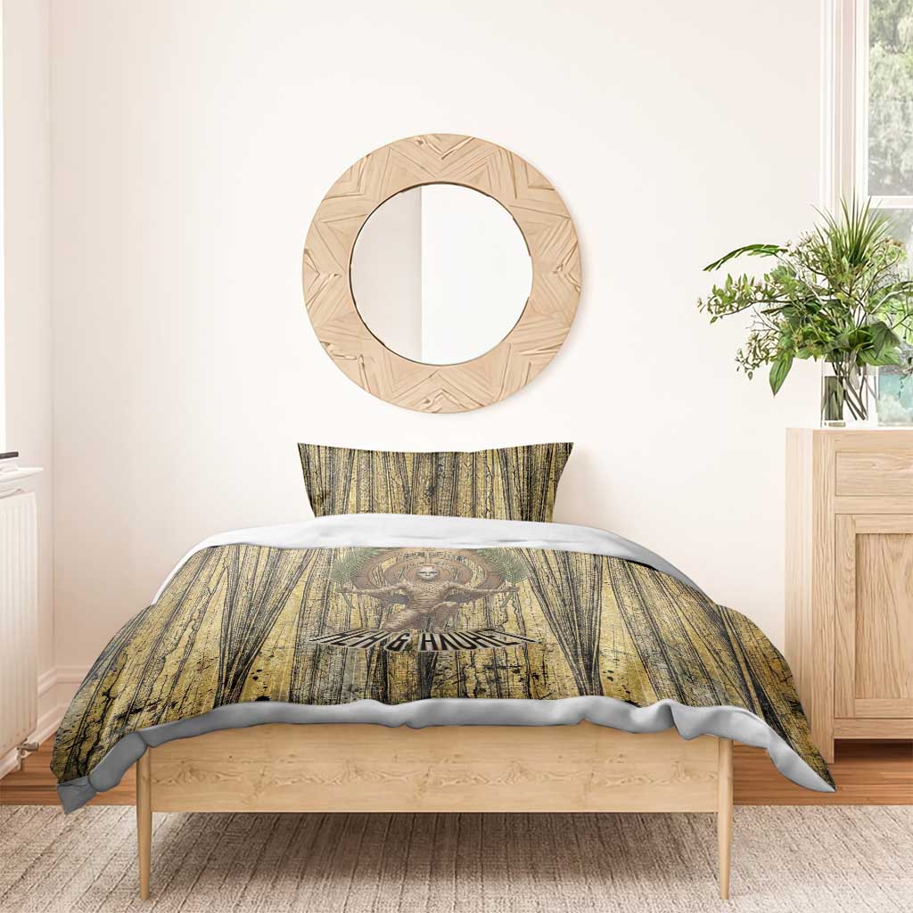 Heh and Hauhet Egyptian Bedding Set Timeless Gods Design Infinity Serpent and Divine Balance Ancient