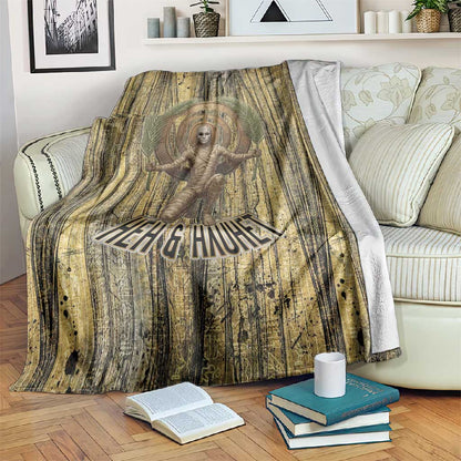 Heh and Hauhet Egyptian Blanket Timeless Gods Design Infinity Serpent and Divine Balance Ancient