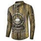 Heh and Hauhet Egyptian Button Sweatshirt Timeless Gods Design Infinity Serpent and Divine Balance Ancient