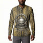 Heh and Hauhet Egyptian Button Sweatshirt Timeless Gods Design Infinity Serpent and Divine Balance Ancient