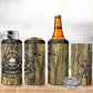 Heh and Hauhet Egyptian 4 in 1 Can Cooler Tumbler Timeless Gods Design Infinity Serpent and Divine Balance Ancient