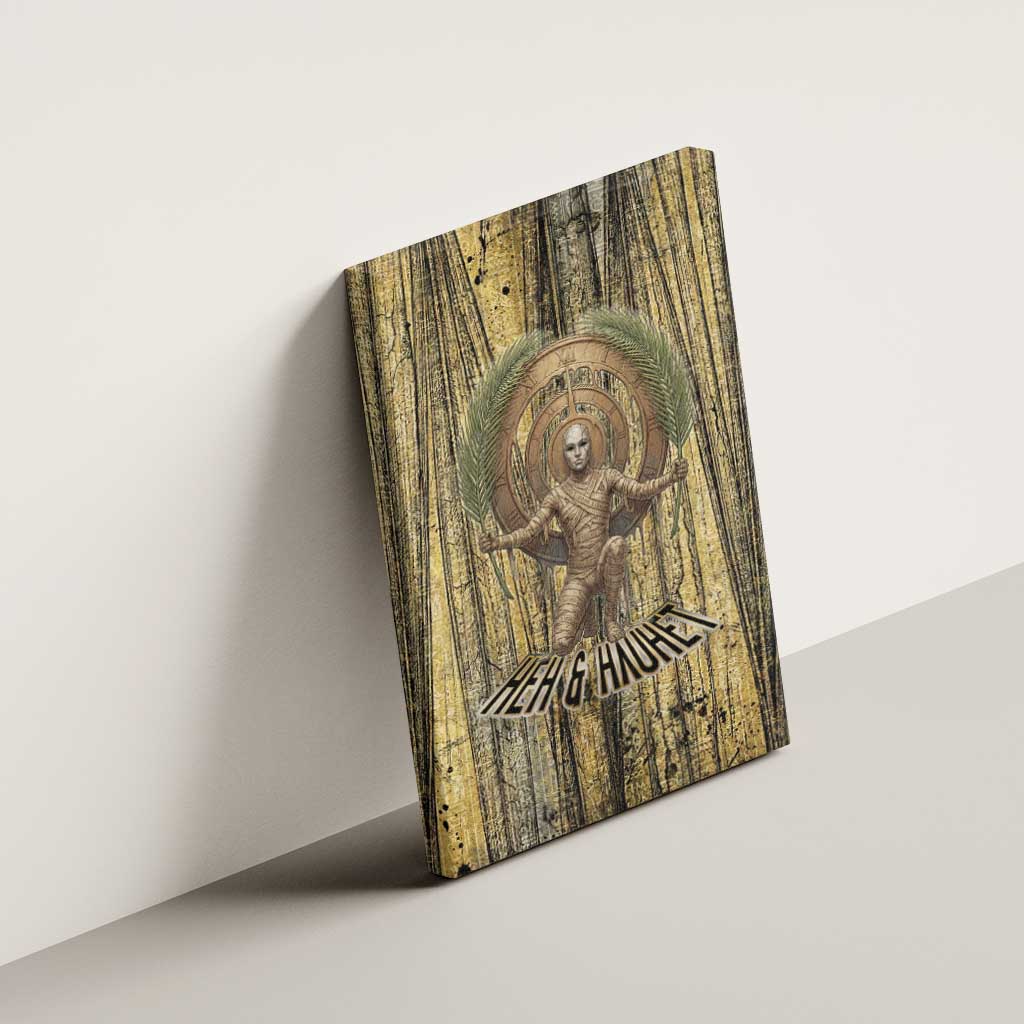 Heh and Hauhet Egyptian Canvas Wall Art Timeless Gods Design Infinity Serpent and Divine Balance Ancient