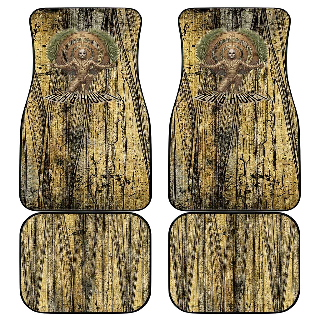 Heh and Hauhet Egyptian Car Mats Timeless Gods Design Infinity Serpent and Divine Balance Ancient