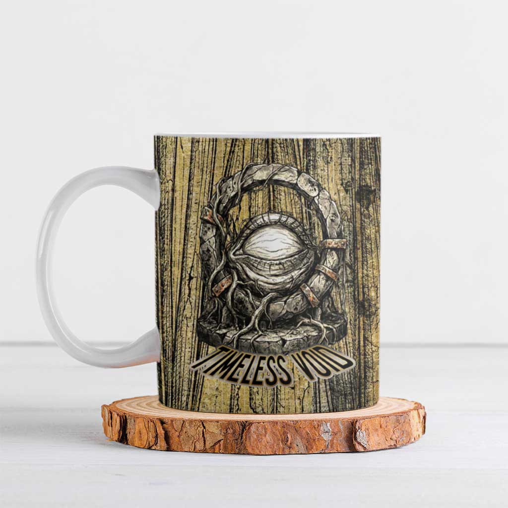 Heh and Hauhet Egyptian Ceramic Mug Timeless Gods Design Infinity Serpent and Divine Balance Ancient