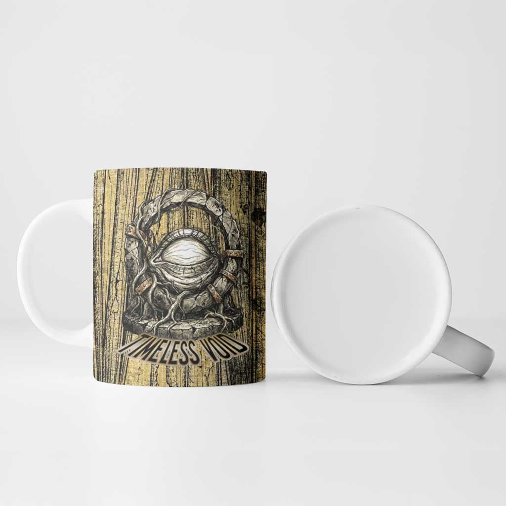 Heh and Hauhet Egyptian Ceramic Mug Timeless Gods Design Infinity Serpent and Divine Balance Ancient