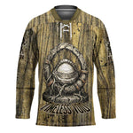 Heh and Hauhet Egyptian Hockey Jersey Timeless Gods Design Infinity Serpent and Divine Balance Ancient