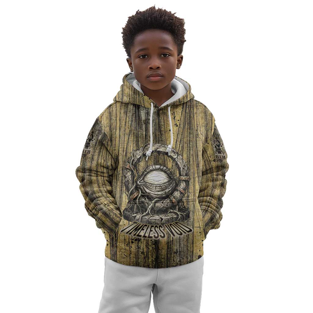 Heh and Hauhet Egyptian Kid Hoodie Timeless Gods Design Infinity Serpent and Divine Balance Ancient