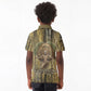 Heh and Hauhet Egyptian Kid Polo Shirt Timeless Gods Design Infinity Serpent and Divine Balance Ancient