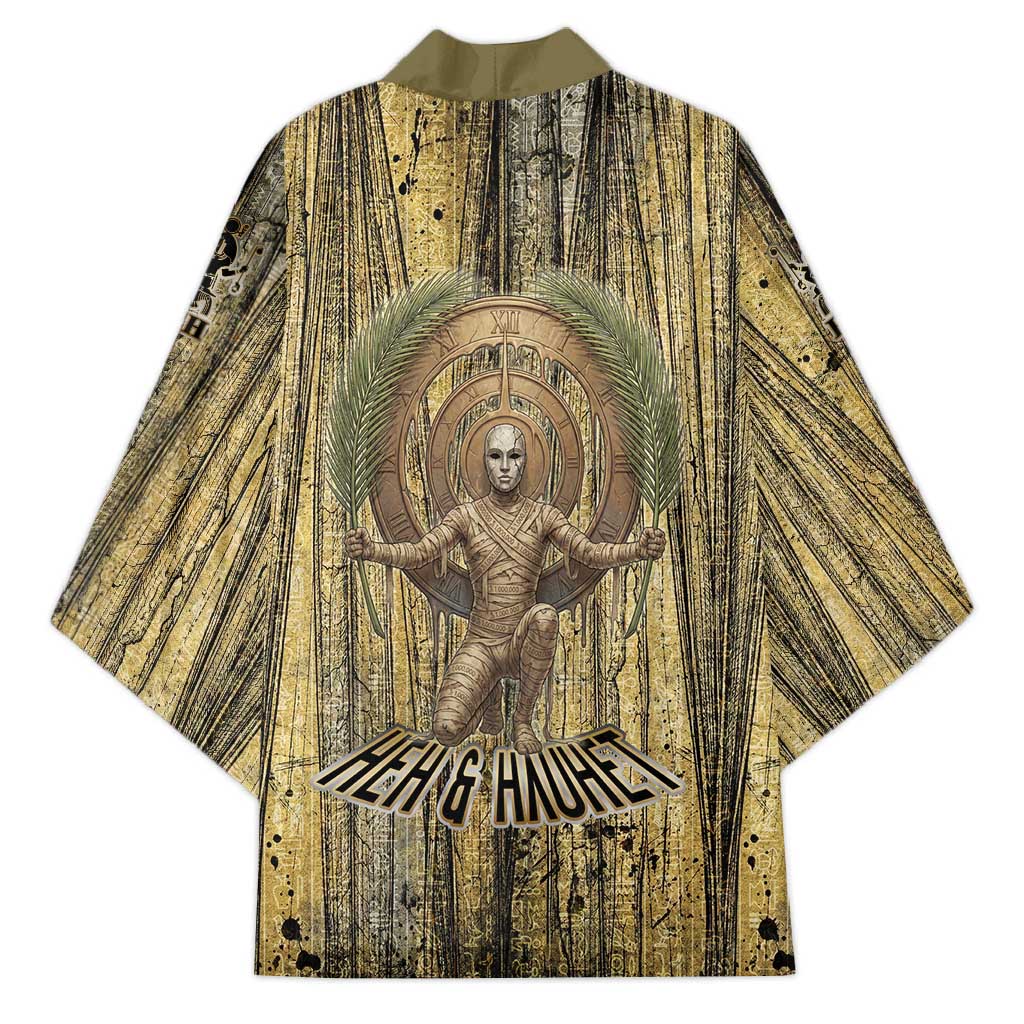 Heh and Hauhet Egyptian Kimono Timeless Gods Design Infinity Serpent and Divine Balance Ancient