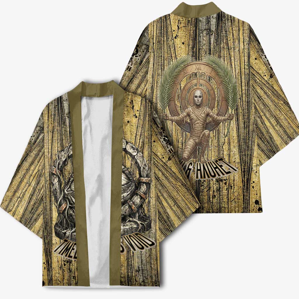 Heh and Hauhet Egyptian Kimono Timeless Gods Design Infinity Serpent and Divine Balance Ancient