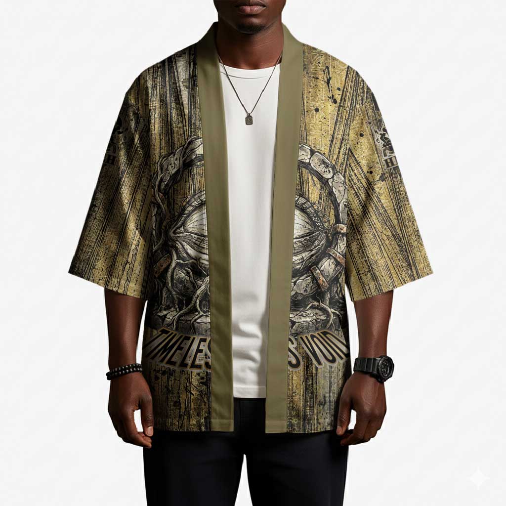 Heh and Hauhet Egyptian Kimono Timeless Gods Design Infinity Serpent and Divine Balance Ancient