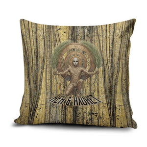 Heh and Hauhet Egyptian Pillow Cover Timeless Gods Design Infinity Serpent and Divine Balance Ancient