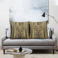 Heh and Hauhet Egyptian Pillow Cover Timeless Gods Design Infinity Serpent and Divine Balance Ancient