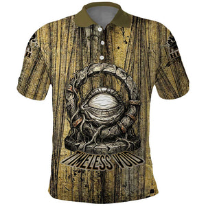 Heh and Hauhet Egyptian Polo Shirt Timeless Gods Design Infinity Serpent and Divine Balance Ancient