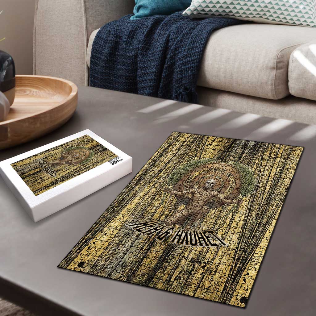 Heh and Hauhet Egyptian Puzzle Timeless Gods Design Infinity Serpent and Divine Balance Ancient