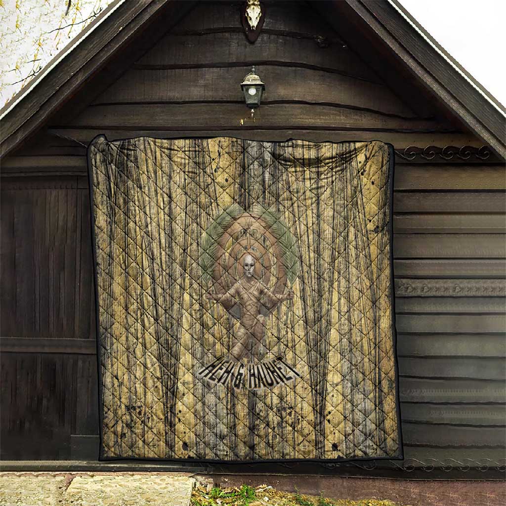 Heh and Hauhet Egyptian Quilt Timeless Gods Design Infinity Serpent and Divine Balance Ancient