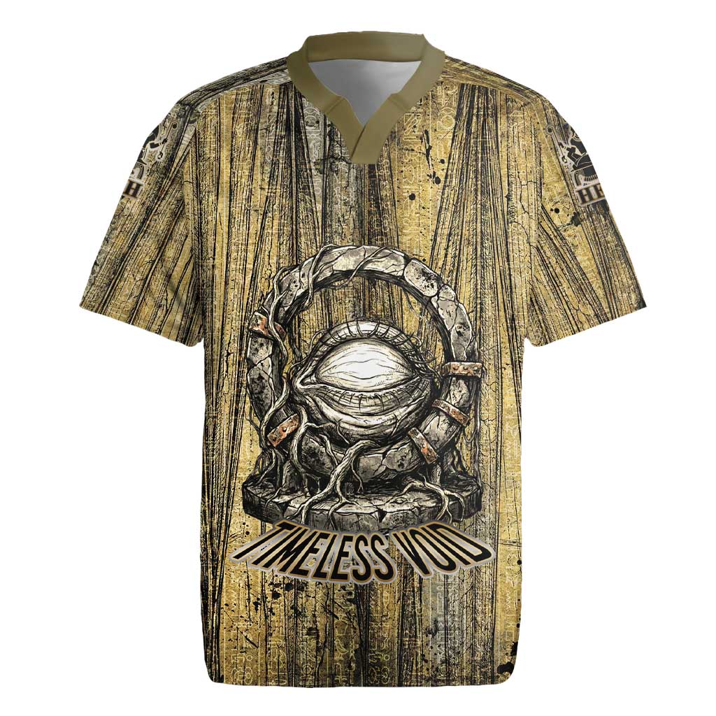 Heh and Hauhet Egyptian Rugby Jersey Timeless Gods Design Infinity Serpent and Divine Balance Ancient