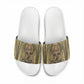 Heh and Hauhet Egyptian Slide Sandals Timeless Gods Design Infinity Serpent and Divine Balance Ancient