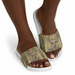 Heh and Hauhet Egyptian Slide Sandals Timeless Gods Design Infinity Serpent and Divine Balance Ancient