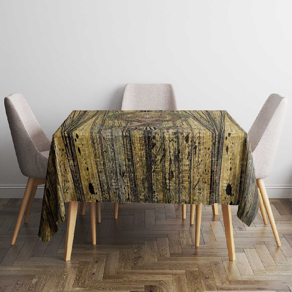 Heh and Hauhet Egyptian Tablecloth Timeless Gods Design Infinity Serpent and Divine Balance Ancient
