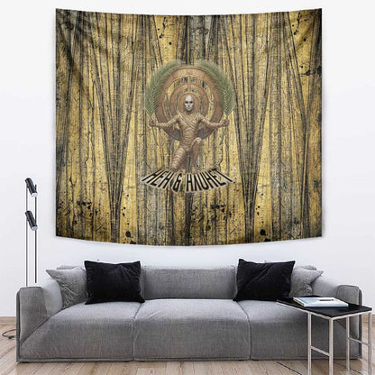 Heh and Hauhet Egyptian Tapestry Timeless Gods Design Infinity Serpent and Divine Balance Ancient
