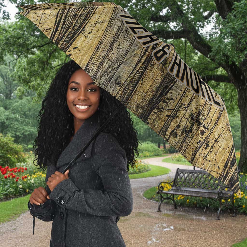 Heh and Hauhet Egyptian Umbrella Timeless Gods Design Infinity Serpent and Divine Balance Ancient