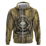 Heh and Hauhet Egyptian Zip Hoodie Timeless Gods Design Infinity Serpent and Divine Balance Ancient