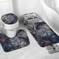 Egyptian Heh and Hauhet Bathroom Set Serpent Duo Design Cosmic Infinity and Eternal Balance Motif