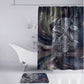 Egyptian Heh and Hauhet Bathroom Set Serpent Duo Design Cosmic Infinity and Eternal Balance Motif