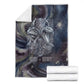 Egyptian Heh and Hauhet Blanket Serpent Duo Design Cosmic Infinity and Eternal Balance Motif
