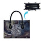 Egyptian Heh and Hauhet Leather Bag Serpent Duo Design Cosmic Infinity and Eternal Balance Motif