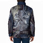 Egyptian Heh and Hauhet Padded Jacket Serpent Duo Design Cosmic Infinity and Eternal Balance Motif