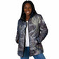 Egyptian Heh and Hauhet Padded Jacket Serpent Duo Design Cosmic Infinity and Eternal Balance Motif