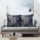 Egyptian Heh and Hauhet Pillow Cover Serpent Duo Design Cosmic Infinity and Eternal Balance Motif