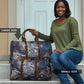 Egyptian Heh and Hauhet Travel Bag Serpent Duo Design Cosmic Infinity and Eternal Balance Motif