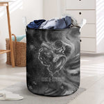 Kek and Kauket Egyptian Laundry Basket Primordial Darkness Design Cosmic Frogs and Serpents