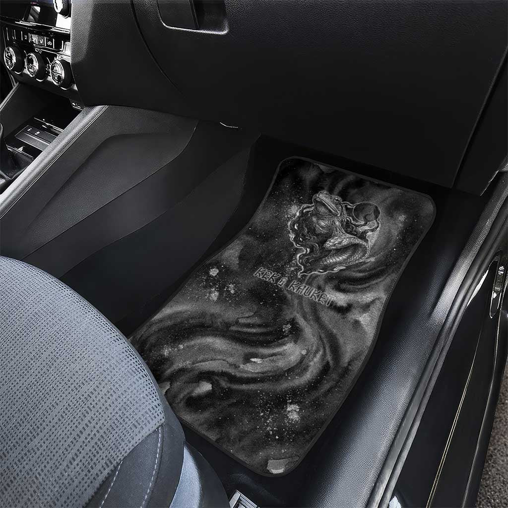 Kek and Kauket Egyptian Car Mats Primordial Darkness Design Cosmic Frogs and Serpents