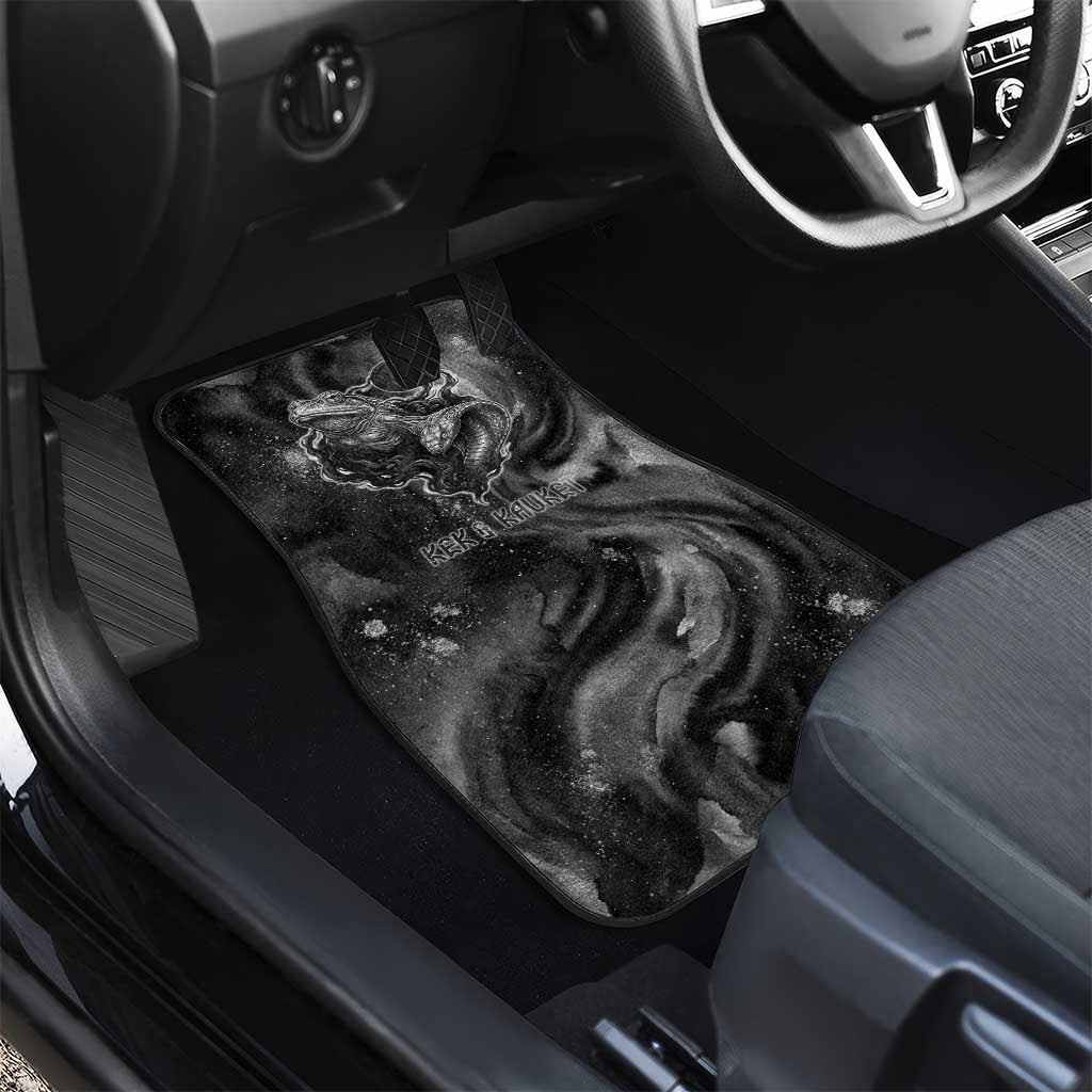 Kek and Kauket Egyptian Car Mats Primordial Darkness Design Cosmic Frogs and Serpents