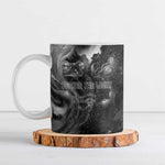 Kek and Kauket Egyptian Ceramic Mug Primordial Darkness Design Cosmic Frogs and Serpents
