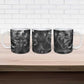 Kek and Kauket Egyptian Ceramic Mug Primordial Darkness Design Cosmic Frogs and Serpents