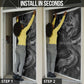 Kek and Kauket Egyptian Door Cover Primordial Darkness Design Cosmic Frogs and Serpents