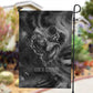 Kek and Kauket Egyptian Garden Flag Primordial Darkness Design Cosmic Frogs and Serpents