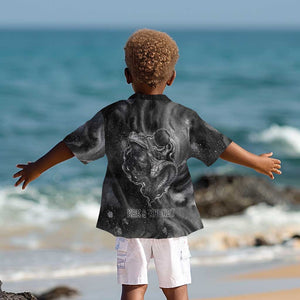 Kek and Kauket Egyptian Kid Hawaiian Shirt Primordial Darkness Design Cosmic Frogs and Serpents