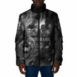 Kek and Kauket Egyptian Padded Jacket Primordial Darkness Design Cosmic Frogs and Serpents