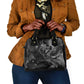 Kek and Kauket Egyptian Shoulder Handbag Primordial Darkness Design Cosmic Frogs and Serpents