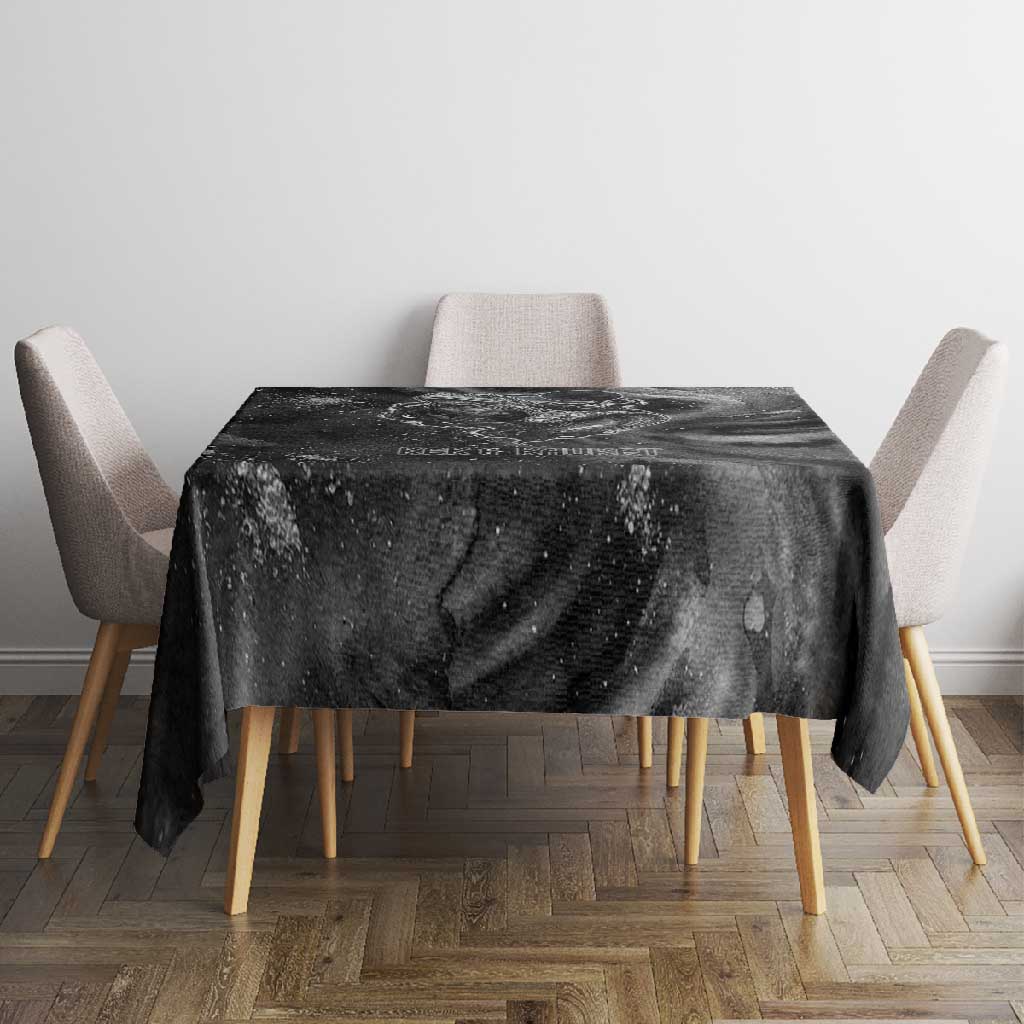 Kek and Kauket Egyptian Tablecloth Primordial Darkness Design Cosmic Frogs and Serpents