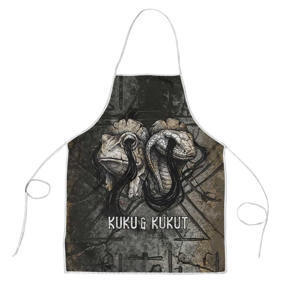Egypt Kek and Kauket Apron Ancient Void Theme with Frog and Serpent Duality